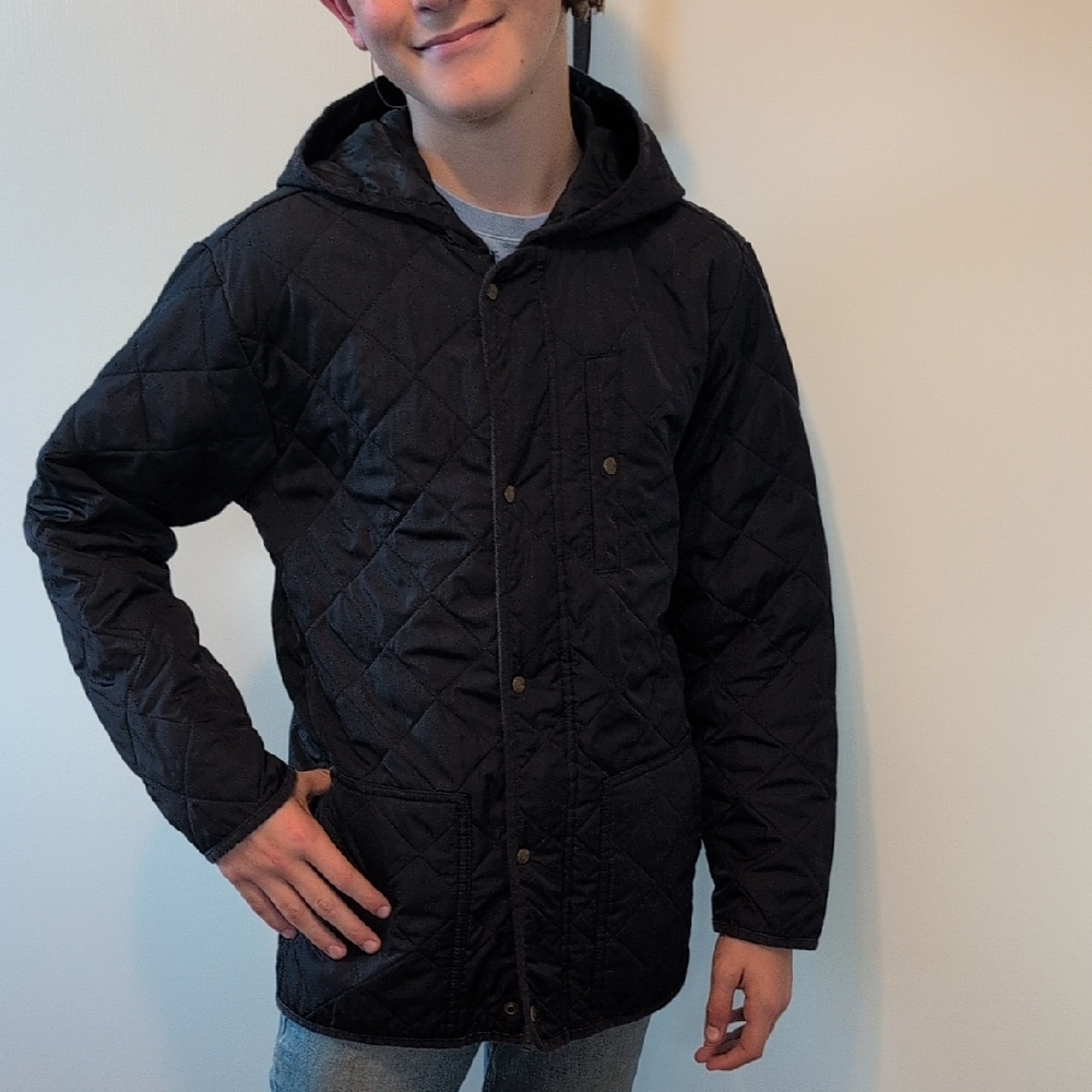 GAP Kids Black Quilted Puffer Jacket